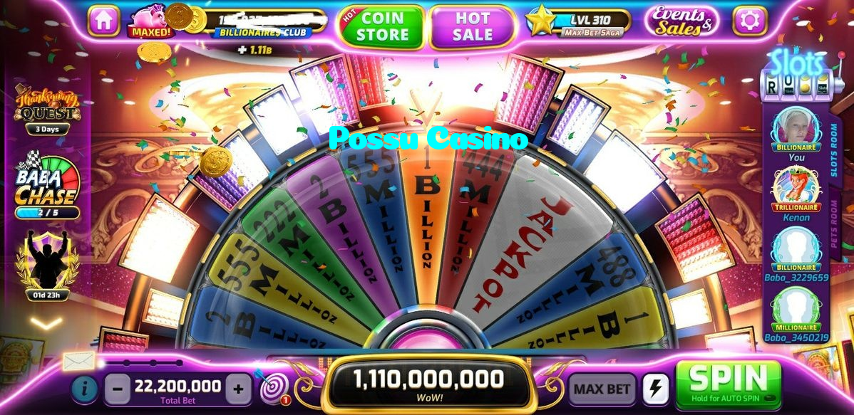 Possu Casino casino presented on mobile device in Pakistan with slots and live games